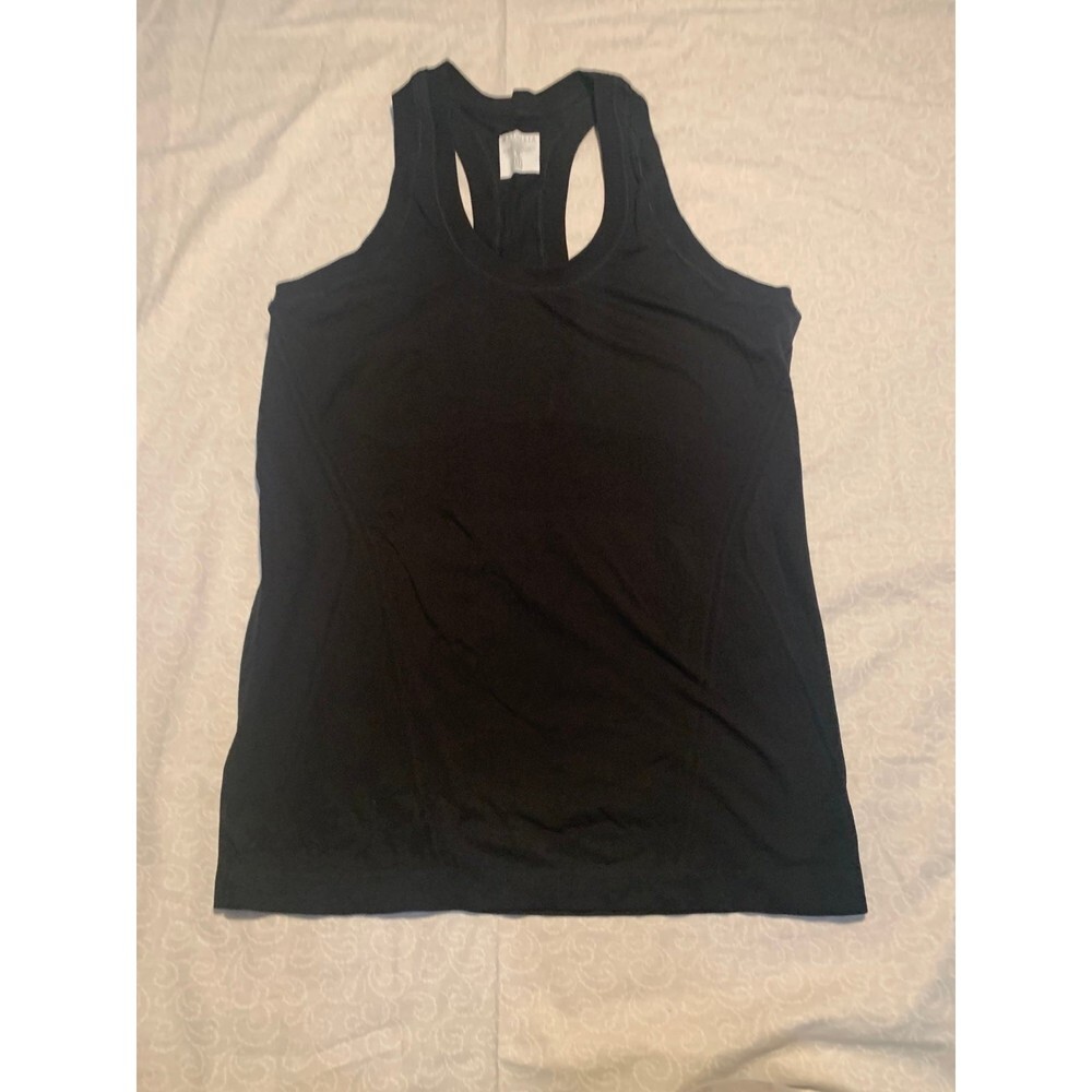 Athleta Speedlight Seamless black tank top size M